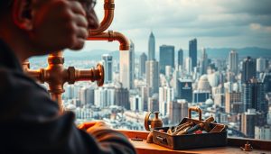 Encanador especialista em cobre